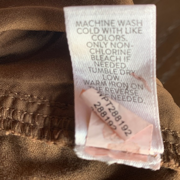 J Jill womens brown corduroy pants size 10 Petite twee retro forest academia - Picture 14 of 14